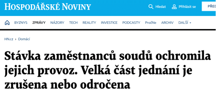 novinový článek