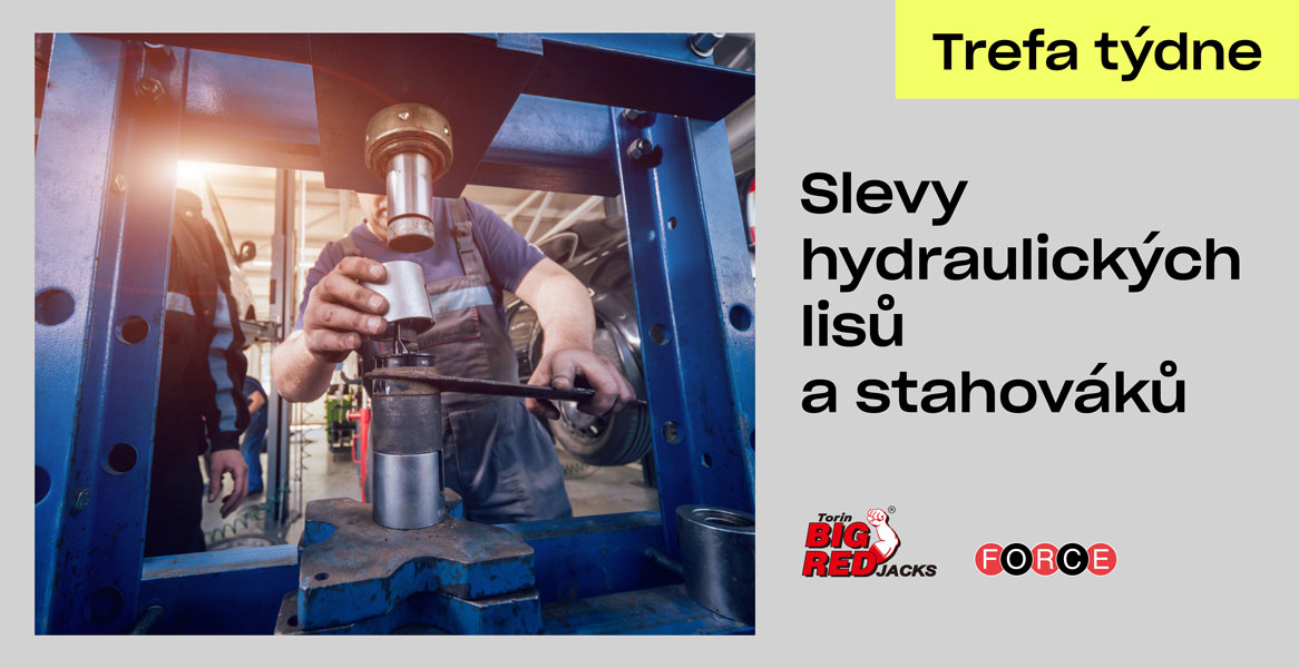 Hydraulické lisy a stahováky v akci